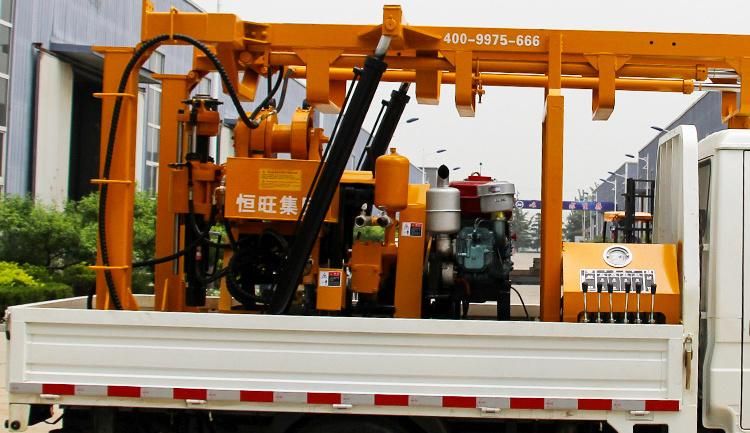 Drilling Depth 230m Truck Mounted Drilling Rig/Portable Hydraulic Drilling Rig