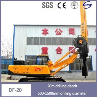 Dingli Pile Rotary Drilling Rig Df-20 Pile Machinery