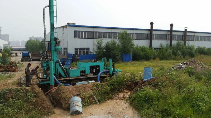 Drilling Geothermal Heating Holes Water Well Drilling Rig with Compressor