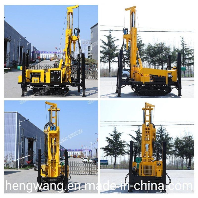 200m/300m/500m Crawler Type Borehole Water Well Drilling Machine Rig