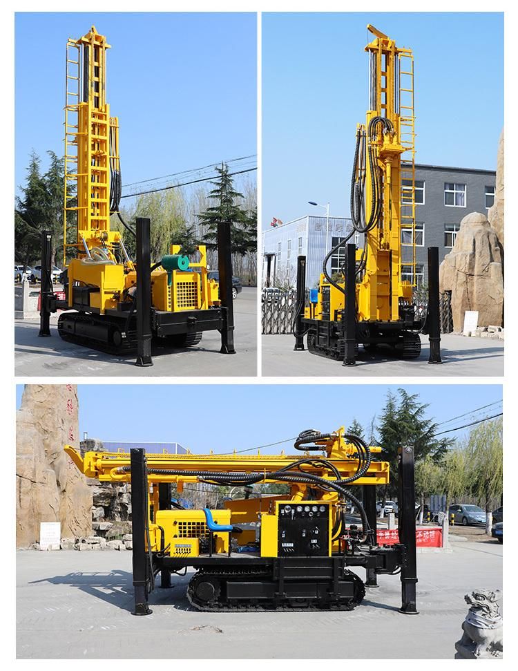 New DTH Portable Geotechnical Pneumatic Mine Rock DTH Borehole Water Well Drilling Rig Machine