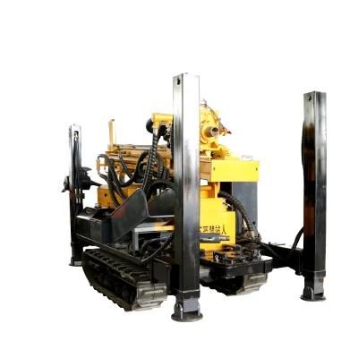 Rubber Crawler 200m Portable Hydraulic Water Well Drilling Rig