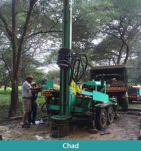 Hf510t Multi-Funcational Trailer Type Water Well Drilling Rig