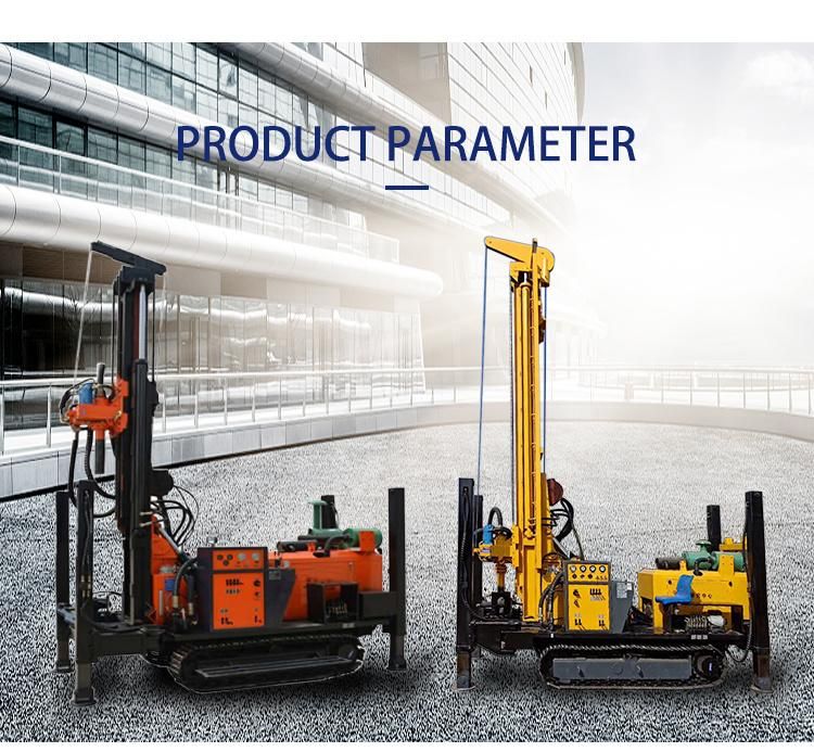 Crawler Mounted 200 Meters Deep Hydraulic Water Well Drilling Machine for Sale