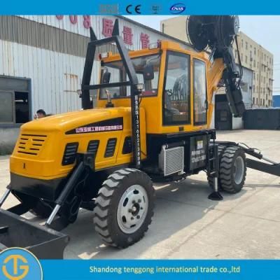 Piling Rig Rotary Bored Tractor Portable Deep Well Oil Crawler Surface Dl-180 Model Drilling