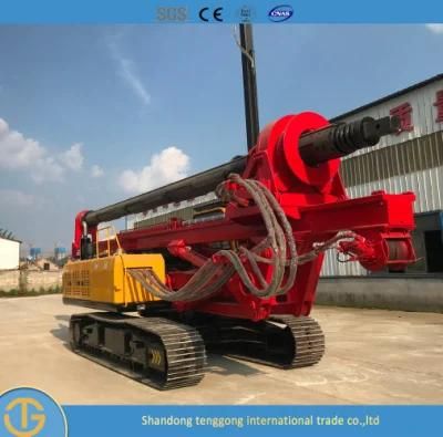 Construction Crawler Hydraulic Borehole Rotary Drilling Rig for Engineering Foundation