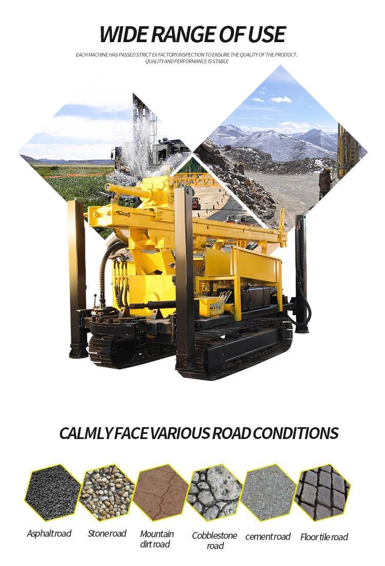 Borehole DTH Hammer Water Well Drilling Rig for Sale