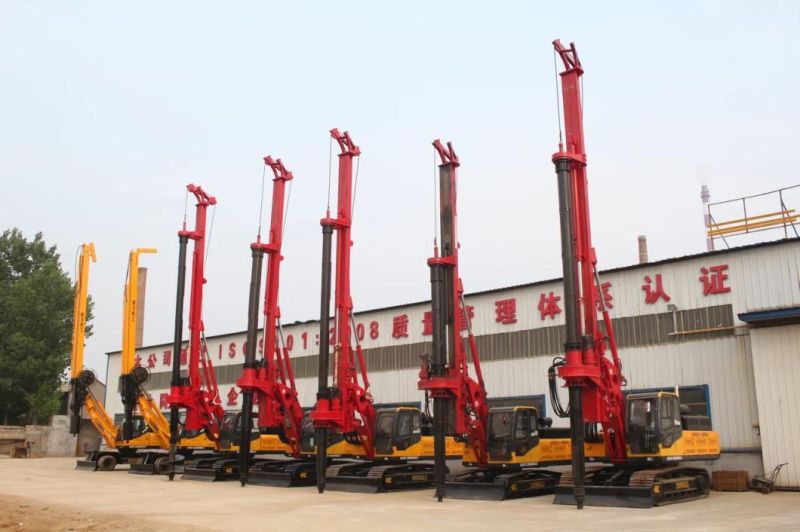 30 Meter Pneumatic Crawler Rock Drilling Rigs