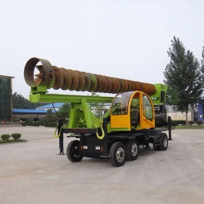 Wheeled 360-8 Rock Core Borehole Water Well Drilling Rig Machine Economical Pilling Machine