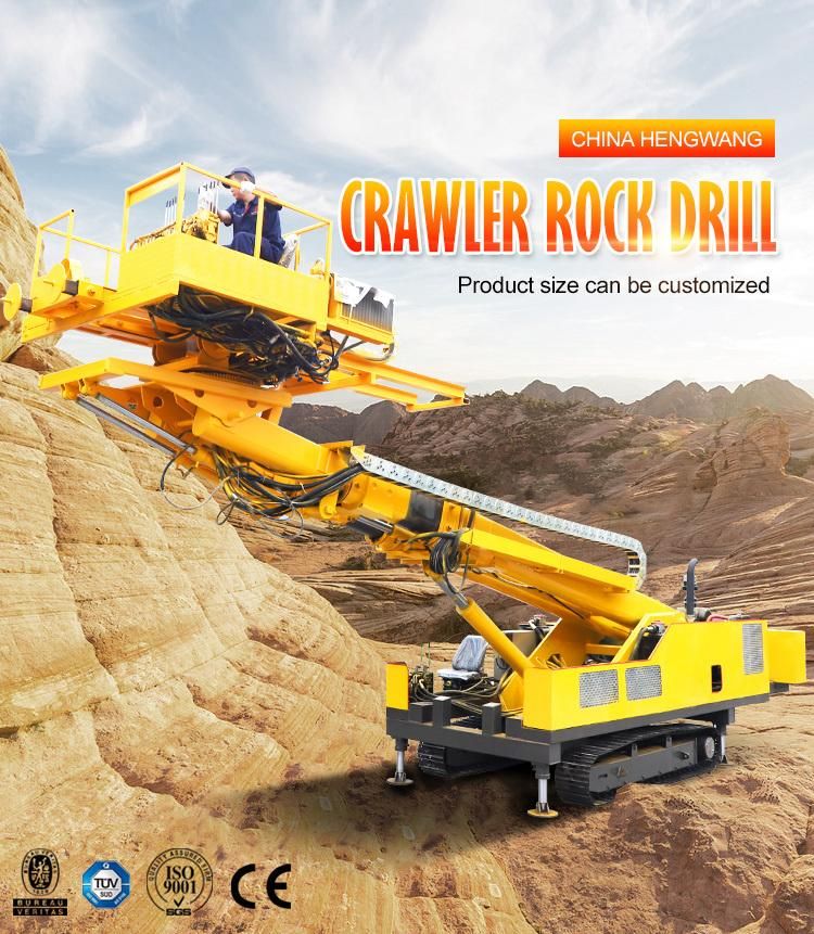 10m Crawler Pneumatic Anchor Drilling Rig