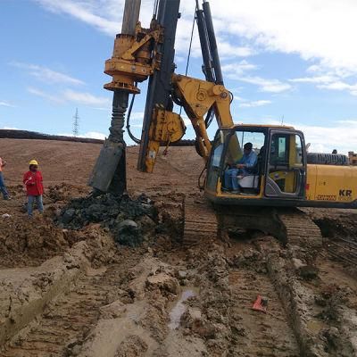 Tysim Kr125c Hydraulic Small Pile Driving Drilling Rig Boring Machine