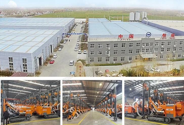 Hole Depth 30m Machines Separated DTH Surface Drill Rig with Strong Stability