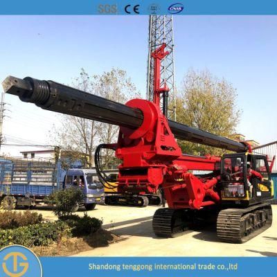 Rotary Portable Driver Electric Ground Screw 800mm DTH Crawler Drilling Rig Machine