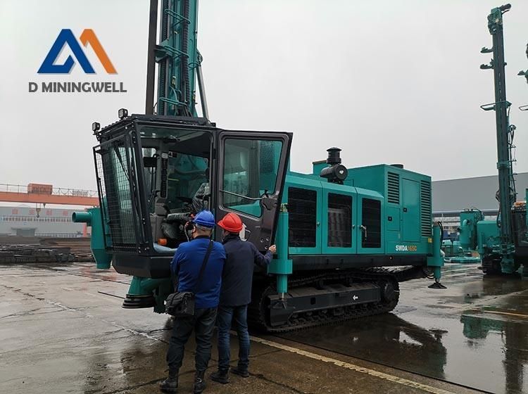Overhead Diesel-Electric Anchor Integrated DTH Drill Rig