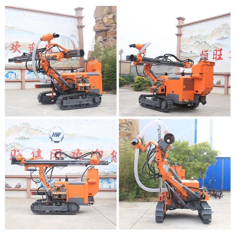 Hole Depth 30m Machines Separated DTH Surface Drill Rig with Strong Stability