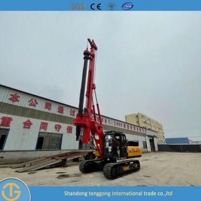Portable Small Piling Hammer Machine Crawler Pile Driver Drilling Dr-90 Rig for Free Can Customized