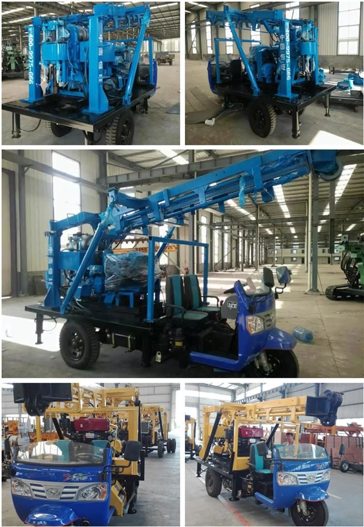 Mini Top Drive Head Portable Hydraulic Water Well Drilling Rig