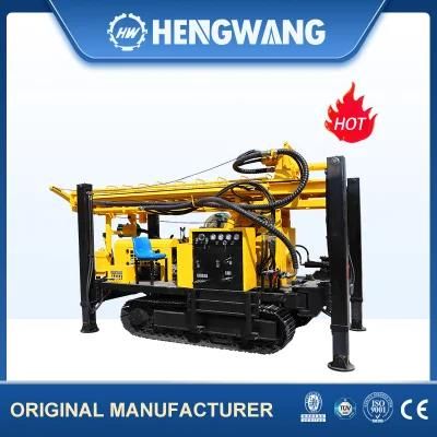 200 Meter Crawler Pneumatic Rotary Water Well Drilling Rig Machine