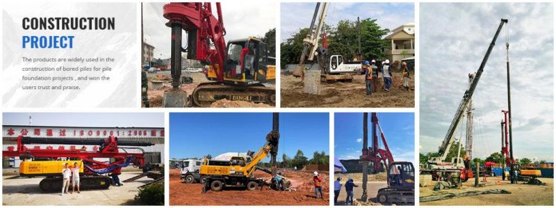 Dl-180 Model Hydraulic Piling Drilling Rig Best Price for 2000mm Diameter