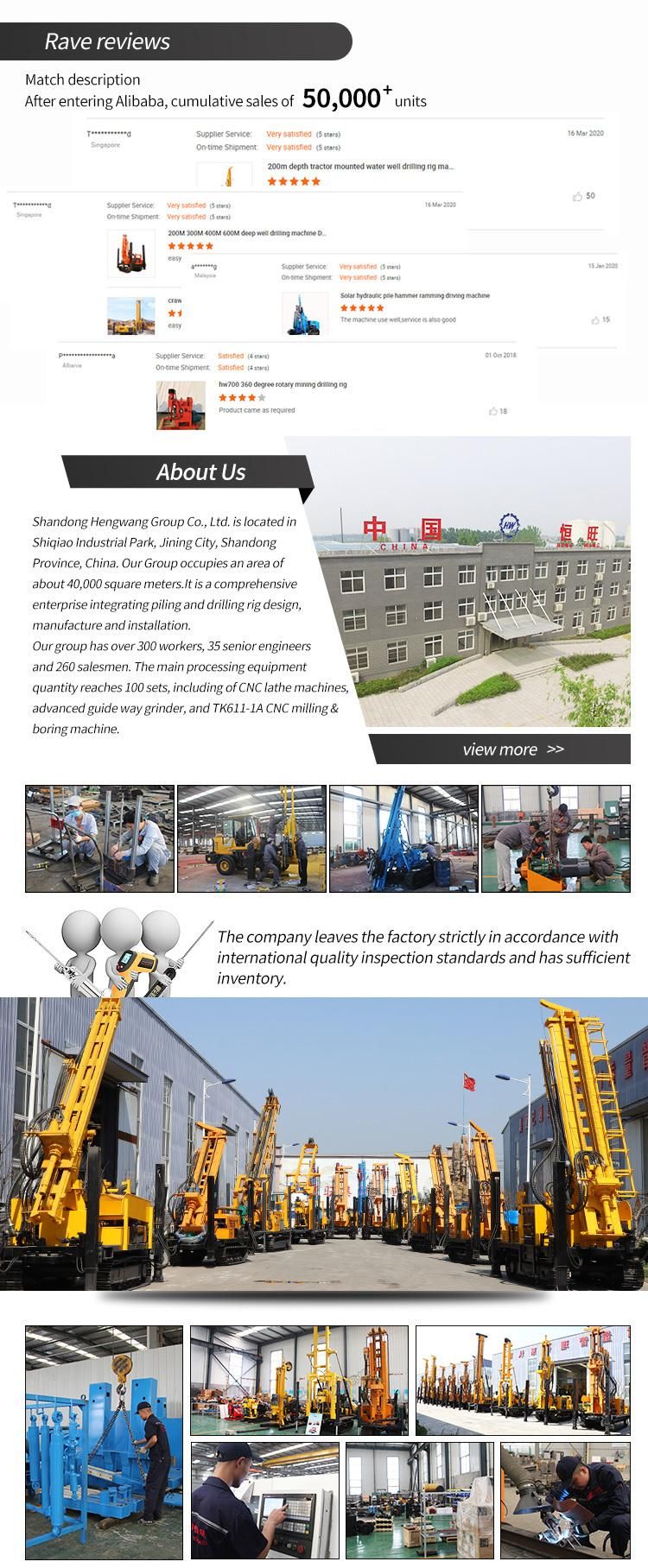 Pneumatic Drilling Rig Air Water Well Drilling Machine on Sale