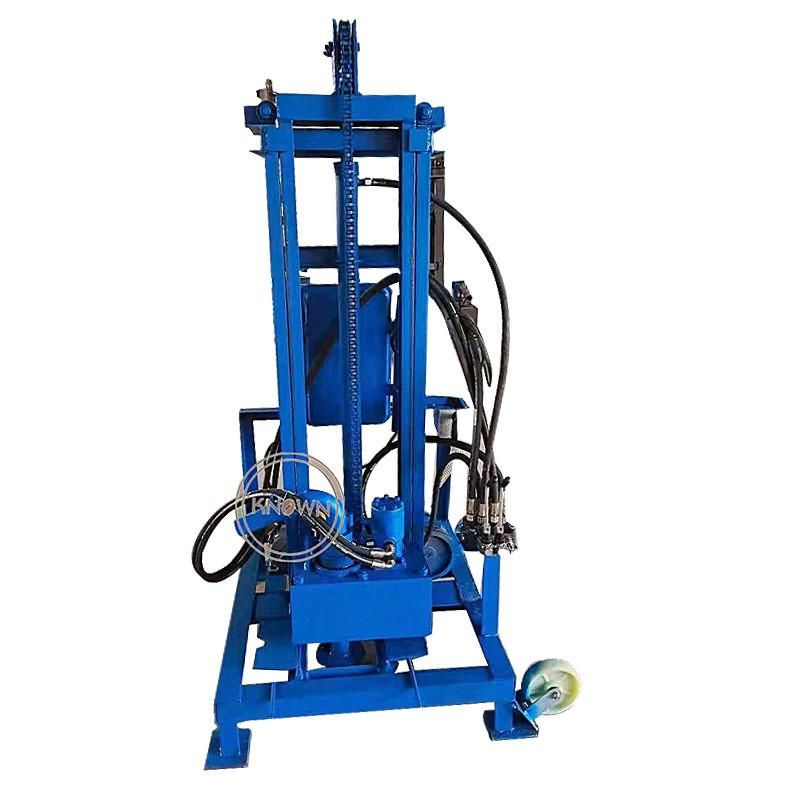 Portable Machine Well Drilling 100m Diesel Water Well Drilling Machine Electric Diesel Engine Water Well Drilling Machine Hydraulic Mine Drilling Rig