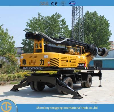 Borehole Engineering Wheel Type Water Well Drilling Machine