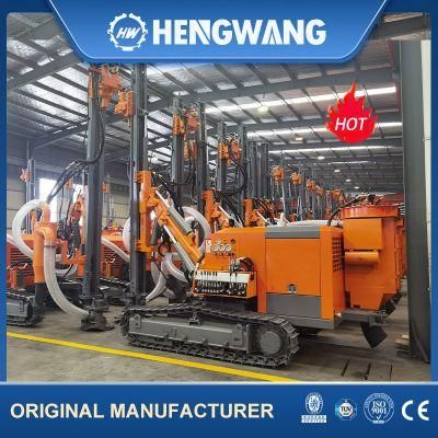 Rated Power 58kw DTH Surface Drill Rig with Adjustable Rotary Speed