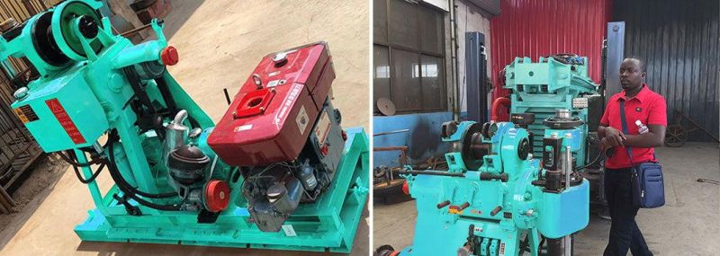 Hf200 200m Depth Small Portable Water Well Drilling Rig Rock Drill for Geological Exploration