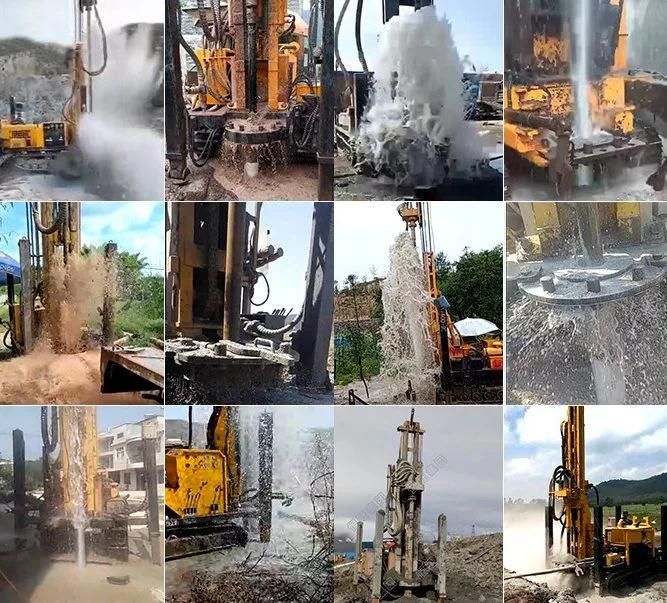 6m Drill Mast Pneumatic Water Well Drilling Rig with Cheap Price