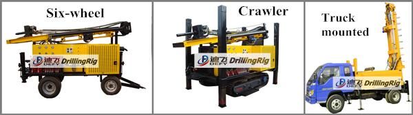 Hot Sale 2022 Dfq-200 Rock Borehole Water Well Drilling Rig for Sale