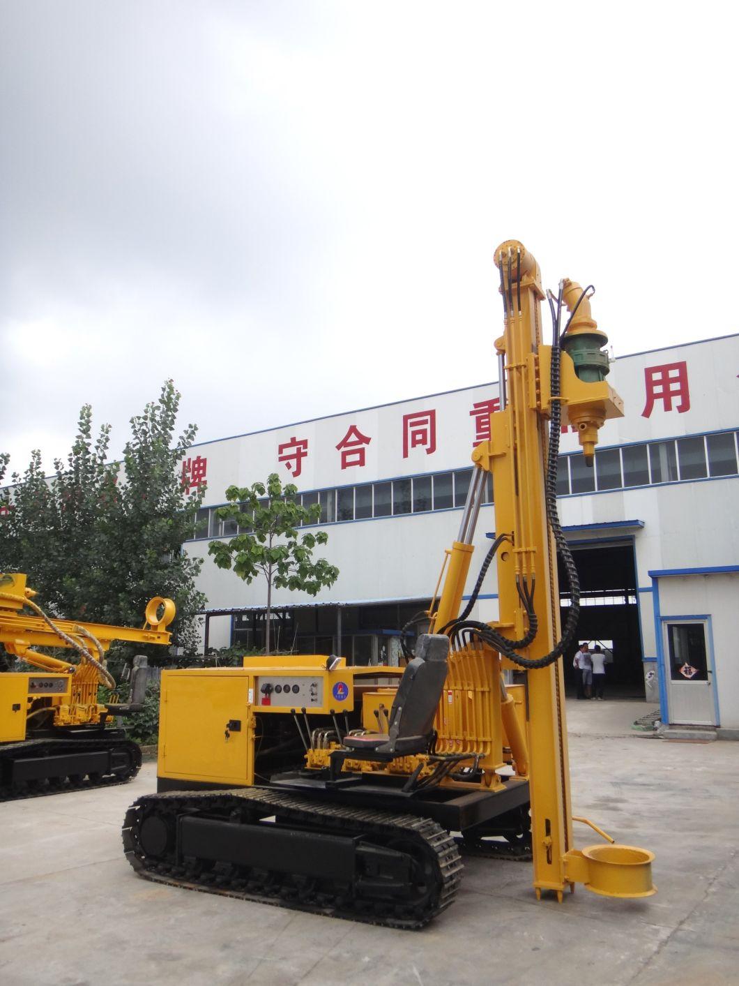 Mini Customize High Speed Economical Crawler Driven Solar Photovoltaic Pile Driver