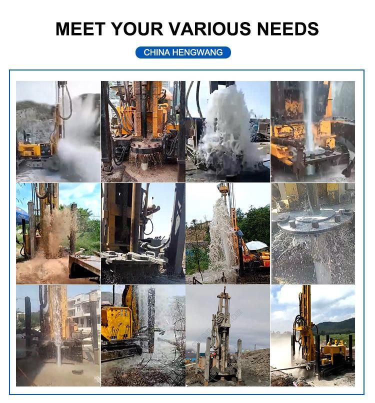 Hengwang Hqz-320L High Quality Well Boring Rig Price Two in One Air Mud Drilling Rig