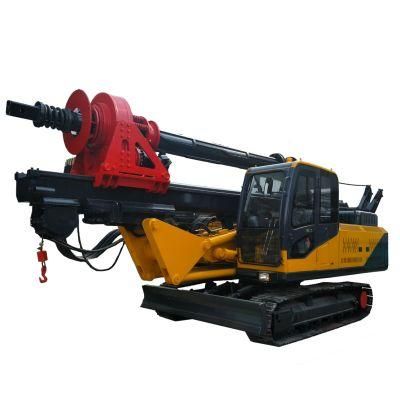 15m/20m/30m/40m/50m/60m Crawler Lock Rod Economical Water Well Rotary Boreholedrilling Rig for Construction Foundation