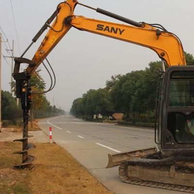 Excavator Skid Steer Backhoe Attachment Post Hole Digger Earth Auger, Earth Drill for Sale