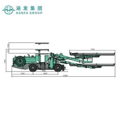 Integrated Crawler Rotary Underground Fully Hydraulic Tunnel Jumbo Drilling Rig