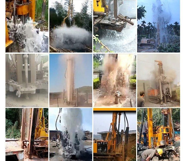 Hot Sell Drilling Depth 160m Drill Rig Drill Mast 2m Pneumatic Drilling Rig