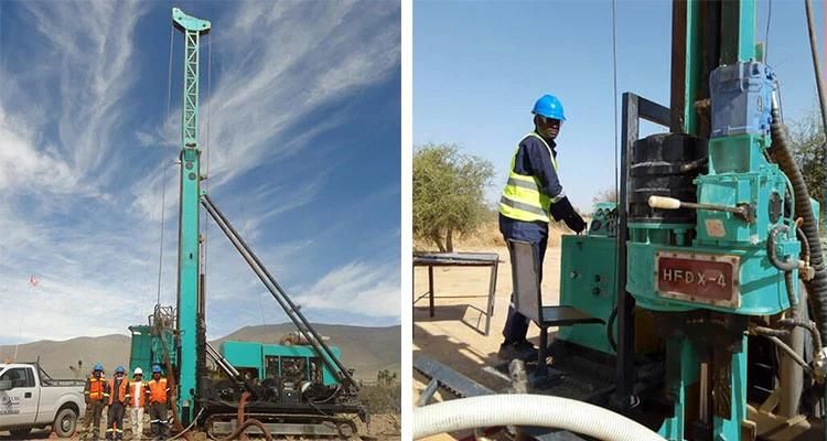 Hfdx-4 1050/700/500/300m Full Hydraulic Open Air Core Drill Rigs