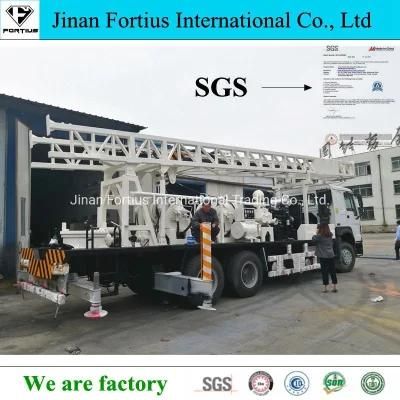 Sinotruk Sinotruck HOWO Truck Mounted Water Well Drililng Rig Drilling Machine 300m 400m 600m