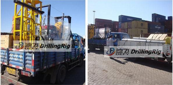 Three Wheels Type Portable Well Drilling Machine for Water Wells Drilling