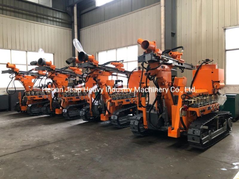 90-110mm Pneumatic Hydraulic Crawler DTH Surface Drill Rig