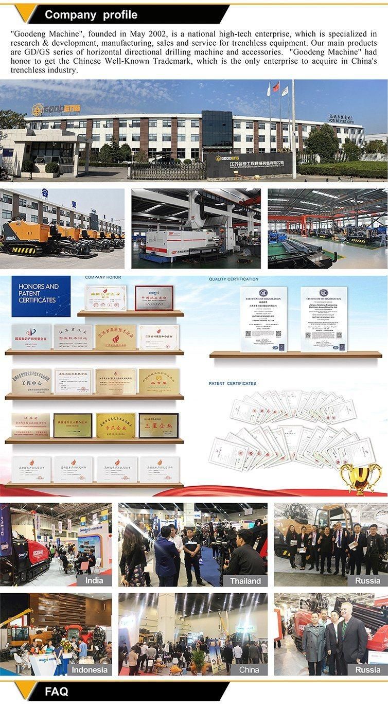 Goodeng GS1000-LS HDD rig for underground pipelines