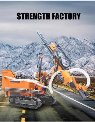 dth air compressor bore hole drill rig machine in the golden mine