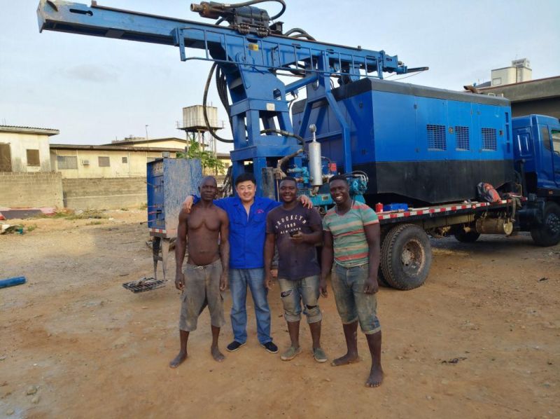 600m Deep Water Drilling Machine Truck Chassis Rig