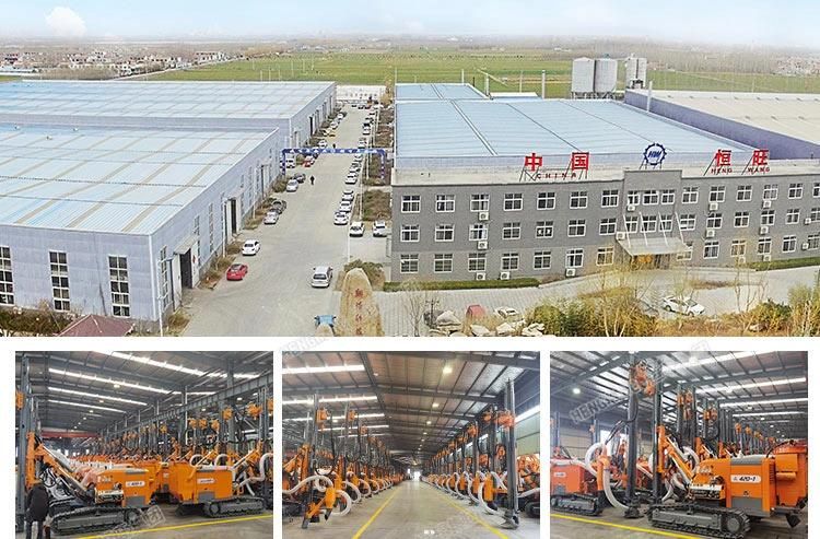 Drill Depth 20m Pneumatic Seperated Surface Underground Blasting Hole Drilling Rigs Price Reliable for Low Maintenance Cost Integrated DTH Surface Drill Rig