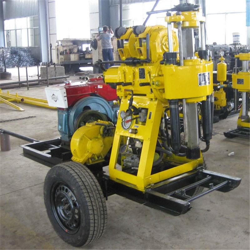 Portable Hydraulic Borehole Water Well Drilling Rig Machine
