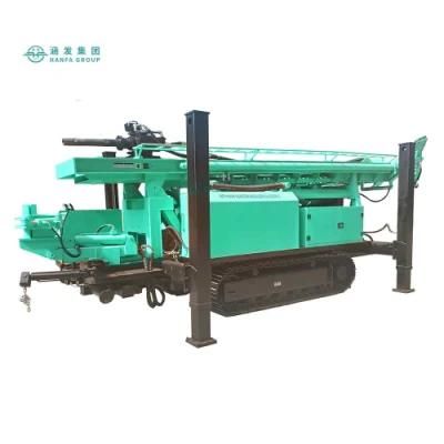 High Construction Efficiency Diamond Bit 1000 Meter Water Well Drilling Equipment