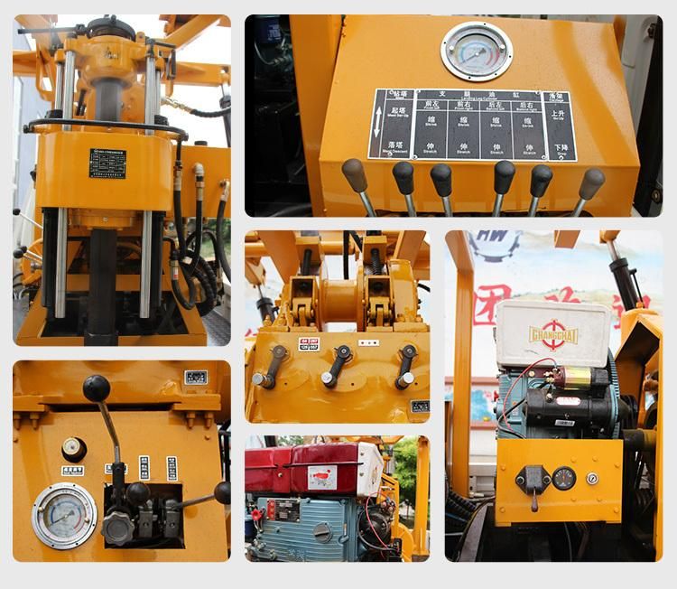 Truck Mounted Borehole Water Well Hydraulic Drilling Rig