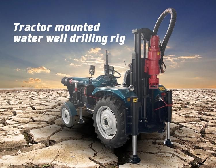 Beijun Sale 150m Water Well Rock Drill Rig with Tractor