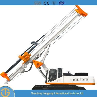 Max Borehole Piling Driving Piling Depth 20m Crawler Hydraulic Drilling Rig