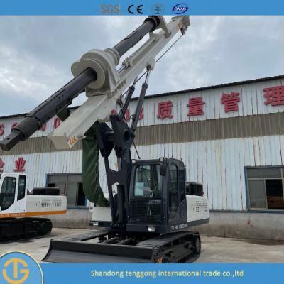 Small Rotary Hammer Construction Auger Crawler Pile Driver Drilling Dr-90 Rig Machine for Free Can Customized